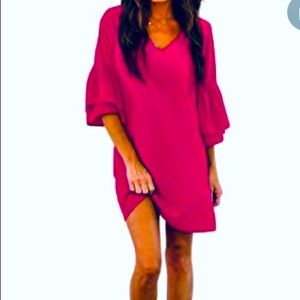 Gorgeous pink dress.